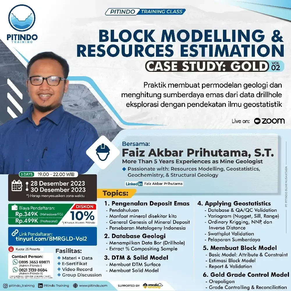 Block Modelling & Resources Estimation Case Study Gold