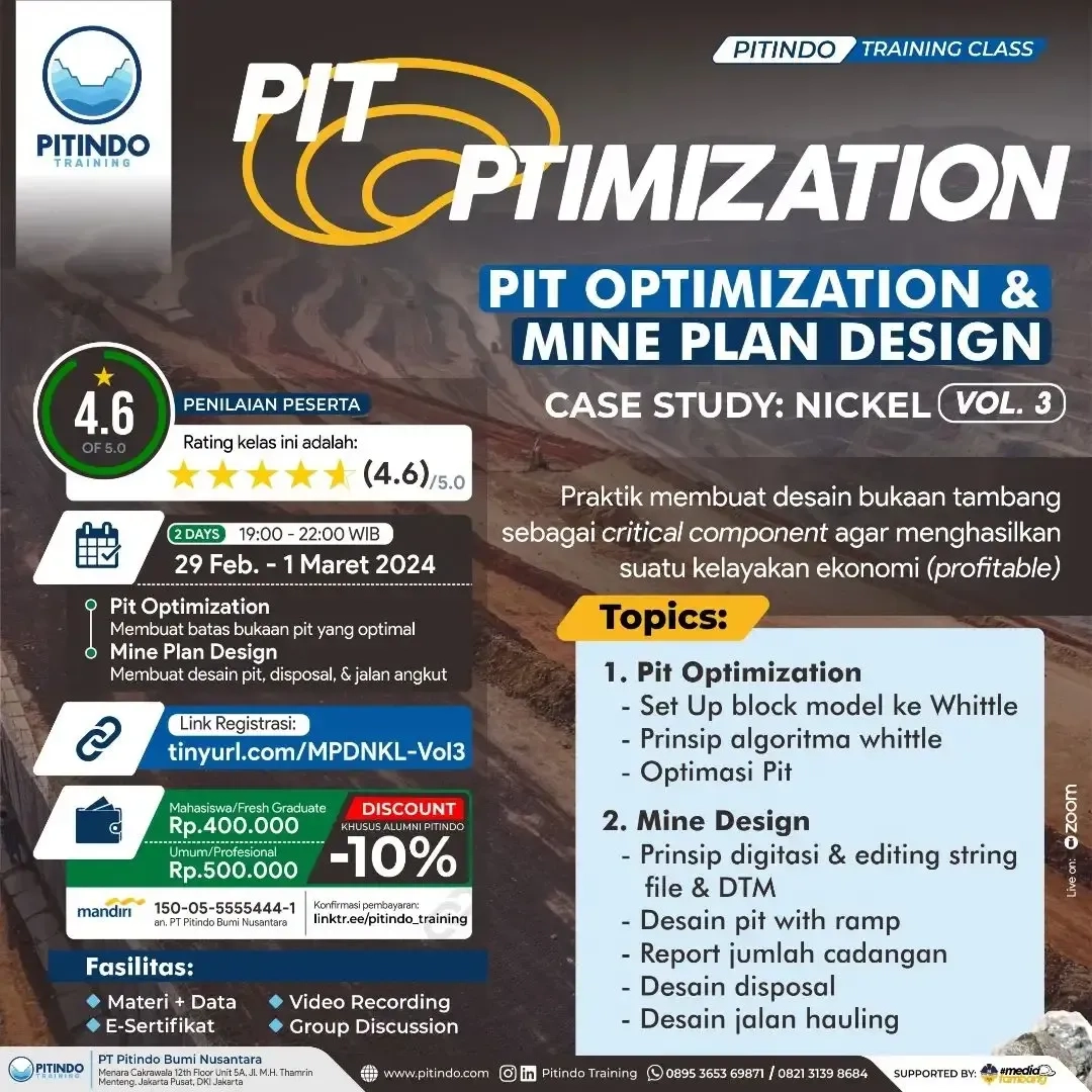 Pit Optimization & Mine Plan Design - Case Study Nickel - Volume 2