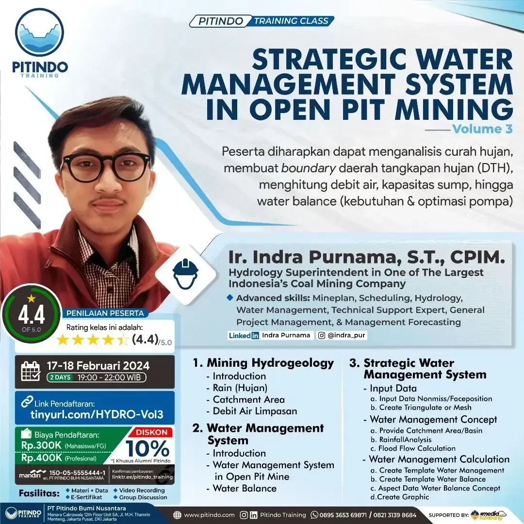 Strategic Water Management System In Open Pit Mining - Volume 3