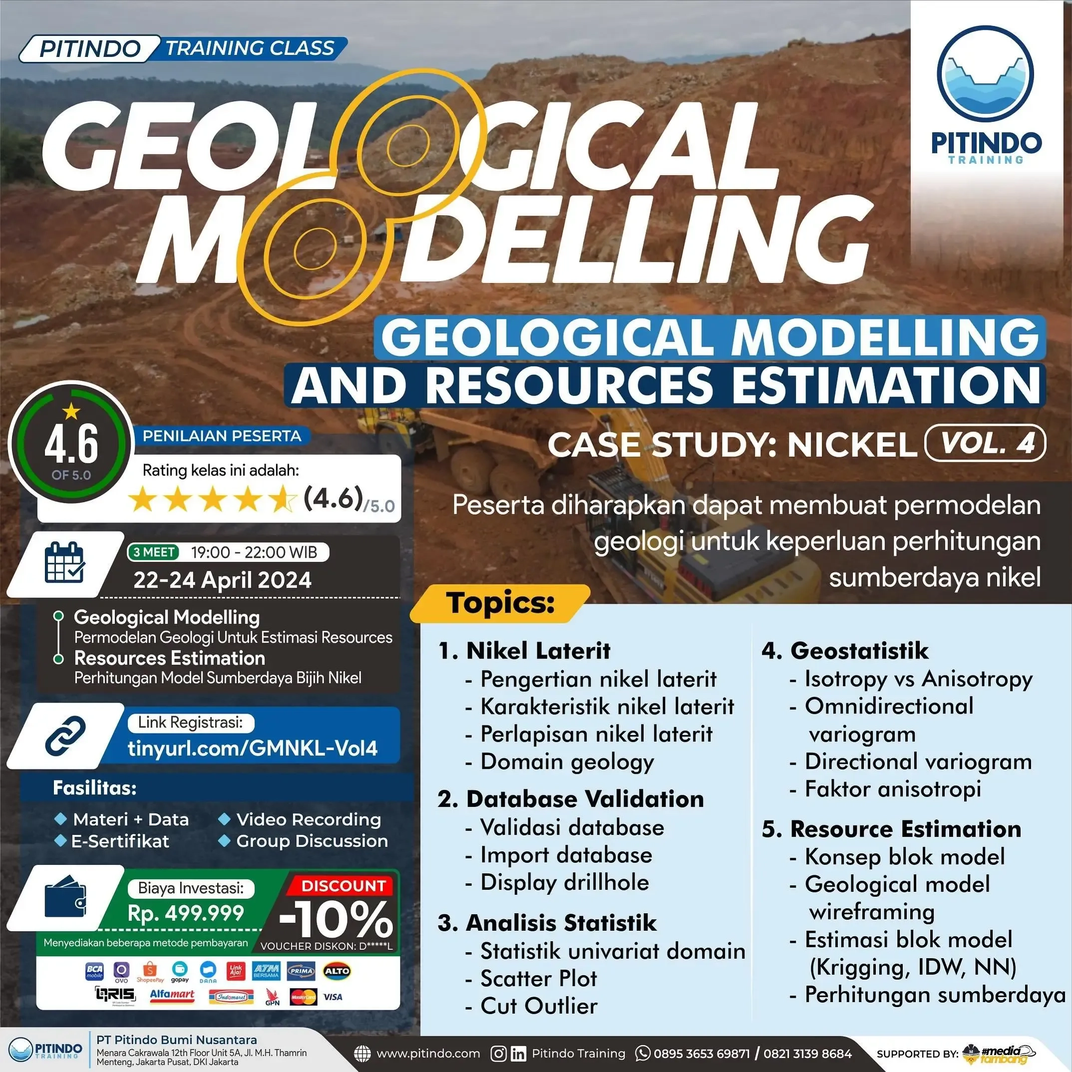 Geological Modelling & Resource Estimation - Case Study Nickel - Volume 4