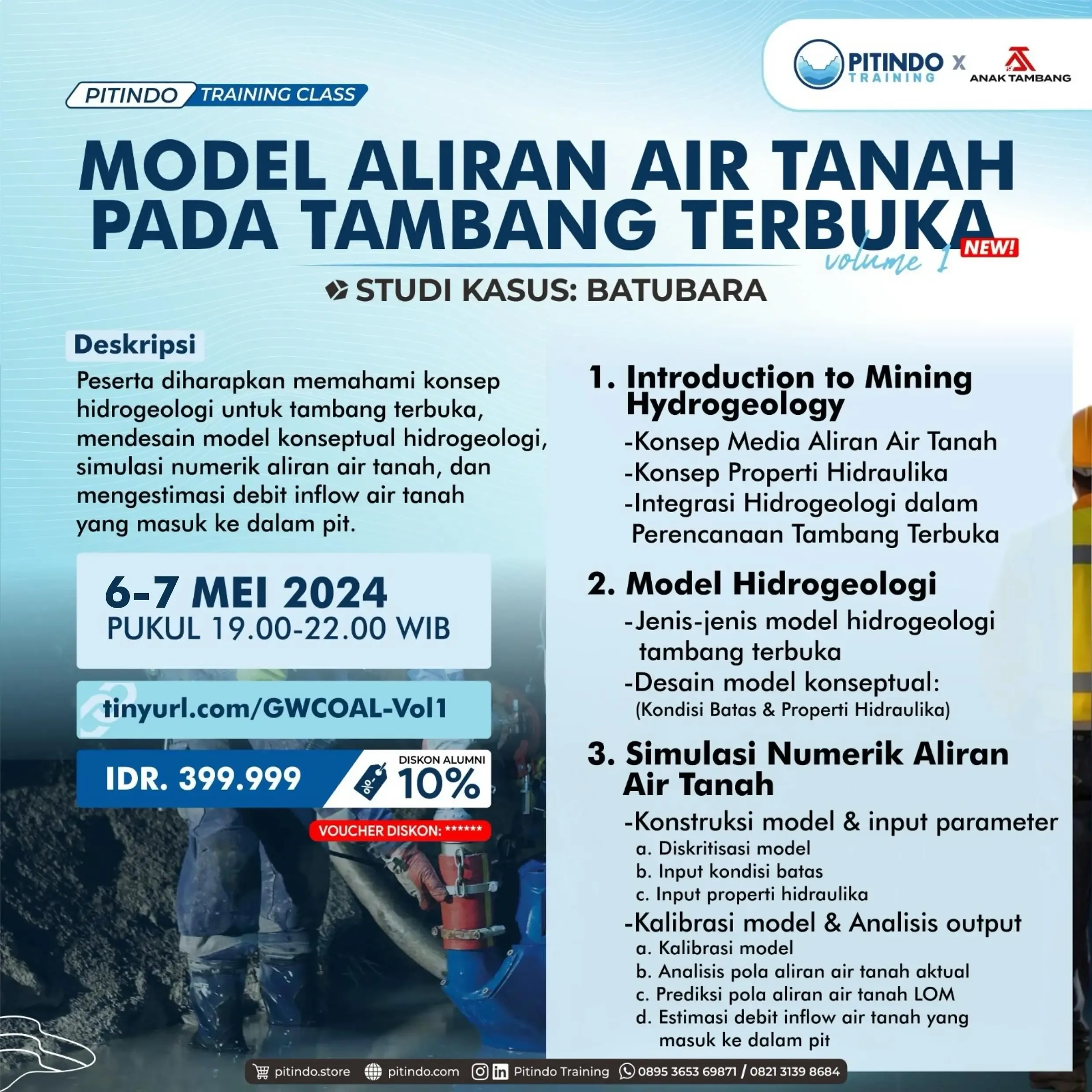 Model Aliran Air Tanah Pada Tambang Terbuka - Volume 1 - Case Study Coal