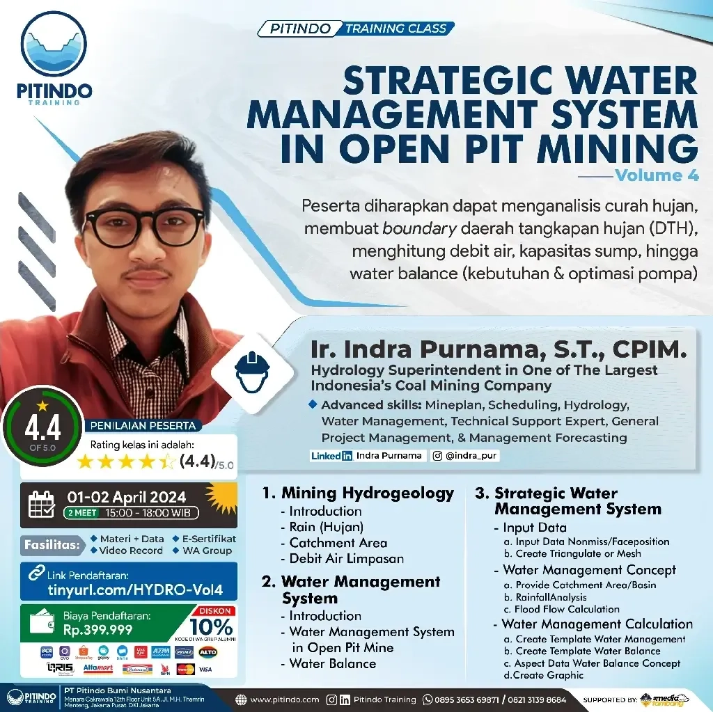 Strategic Water Management System In Open Pit Mining - Volume 5