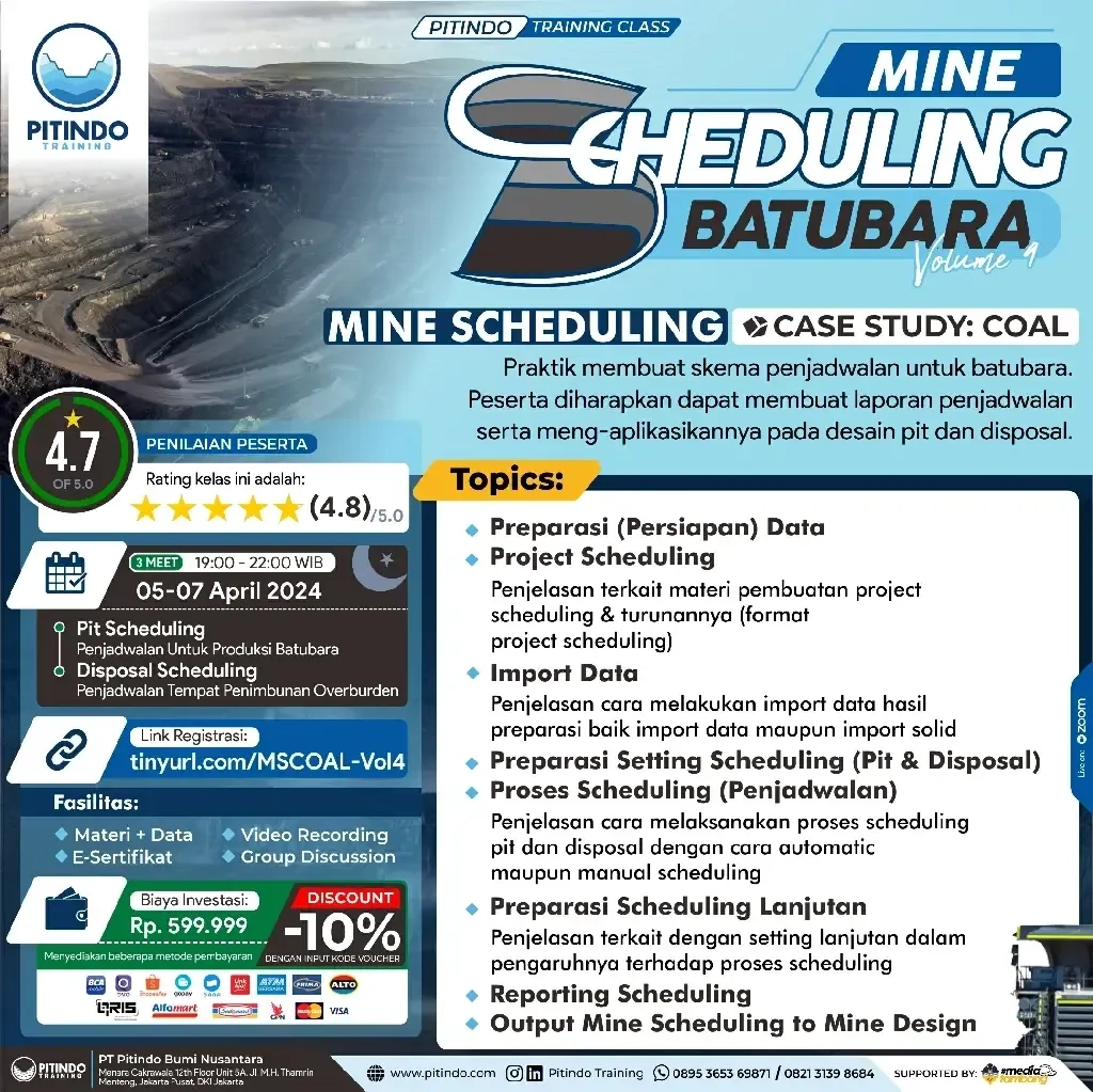 Mine Scheduling - Case Study Coal - Volume 4