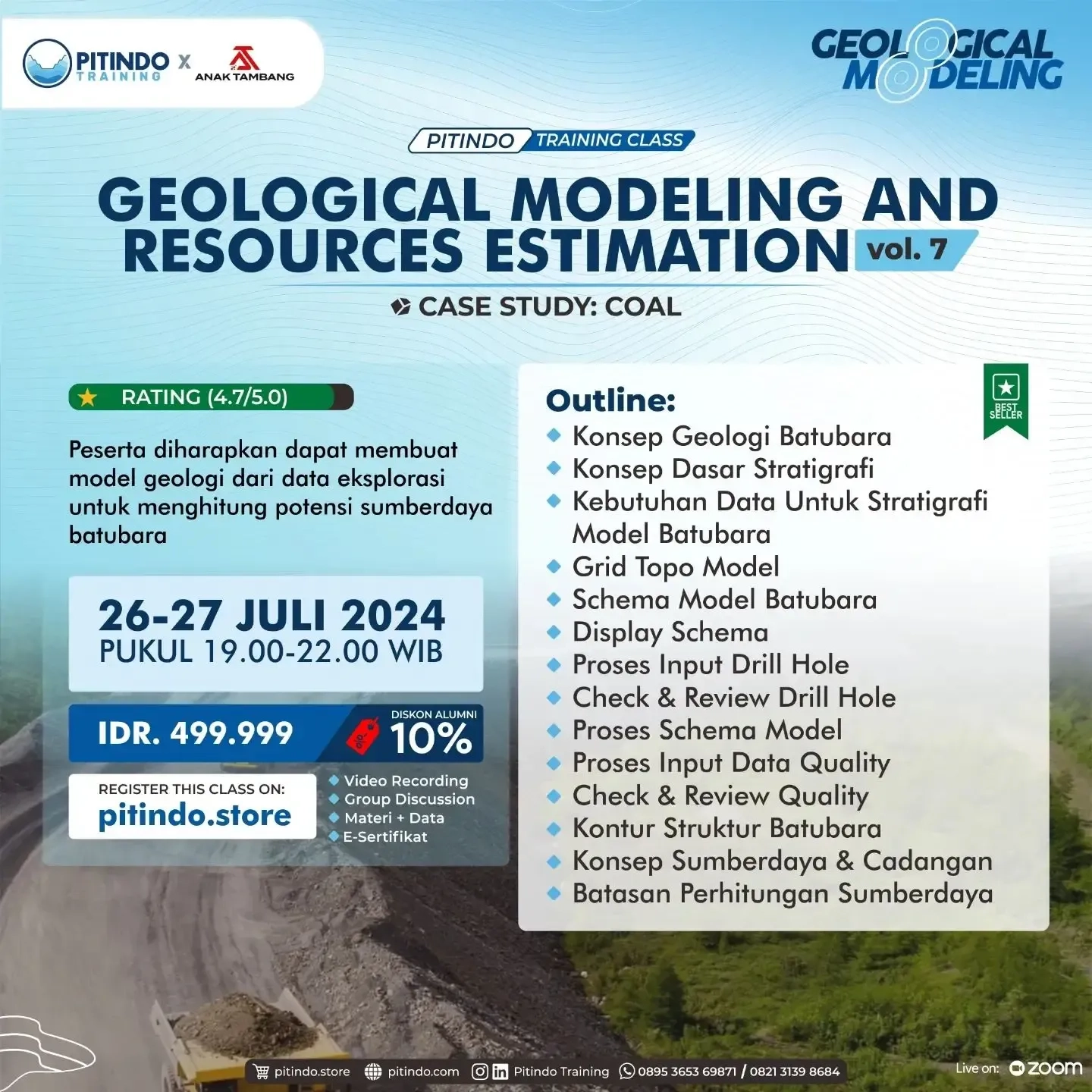 Geological Modelling & Resource Estimation - Case Study Coal - Volume 7