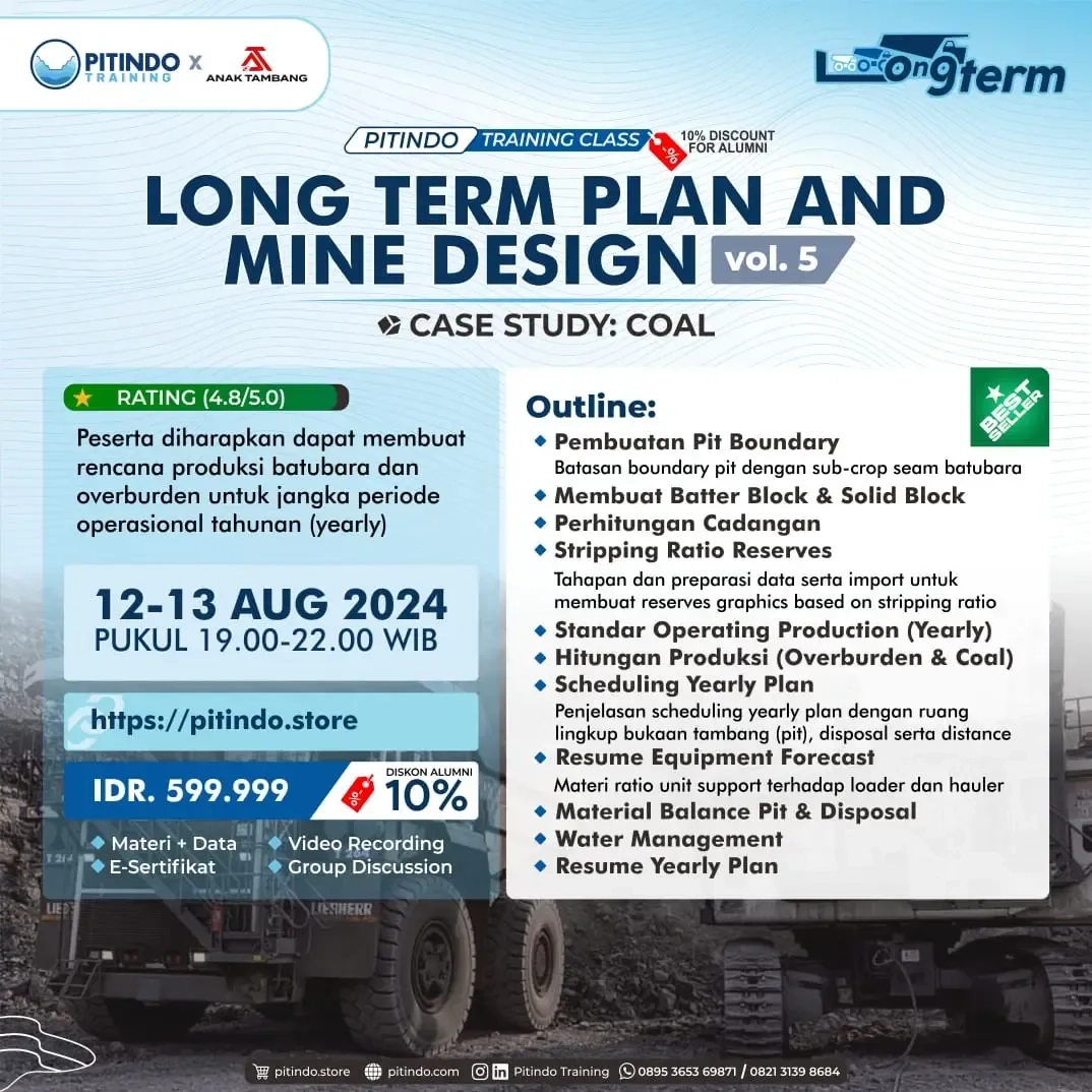 Long Term Plan & Mine Design - Volume 5 - Case Study Coal