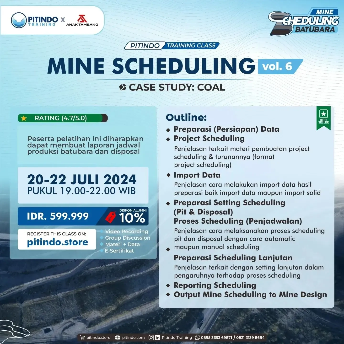 Mine Scheduling - Volume 6 - Case Study Coal 